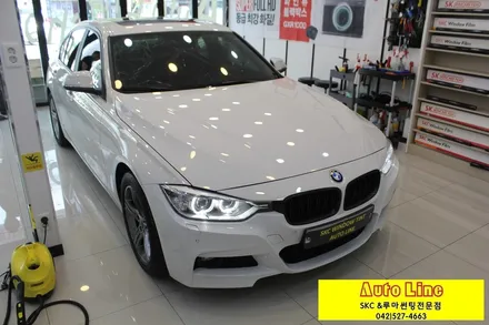 대전 BMW 320D 열차단썬팅, SKC 퍼펙트 전면+스페셜 측후면 전체썬팅!!