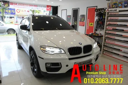 BMW X6 E71 안드로이드10,25인치 네비게이션 시공