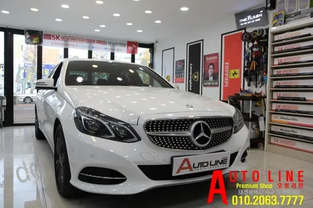 대전 W212 벤츠E클래스 12.5인치 안드로이드 모니터 시공작업