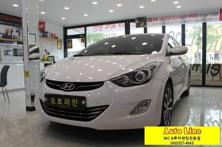 대전 SKC썬팅, 아반떼MD 기존탈색필름 제거후 SKC스페셜로 전체썬팅!!