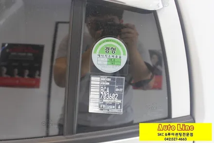 뉴모닝 SKC썬팅, 대전 오토라인에서 유니버셜 측후면 시공기!!