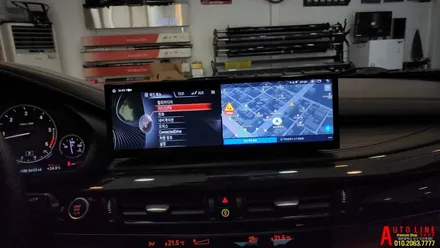 대전 BMW F16 X6 안드로이드올인원 모니터 14.9인치 인스톨
