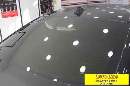 대전썬팅 F10 BMW520D  측후면 루마LDECONO 재시공~~!