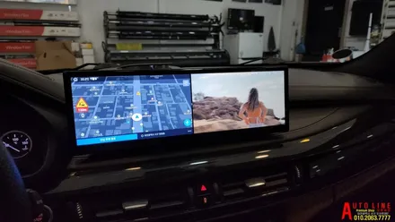 대전 BMW F16 X6 안드로이드올인원 모니터 14.9인치 인스톨