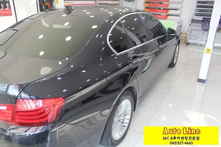 대전썬팅 F10 BMW520D  측후면 루마LDECONO 재시공~~!