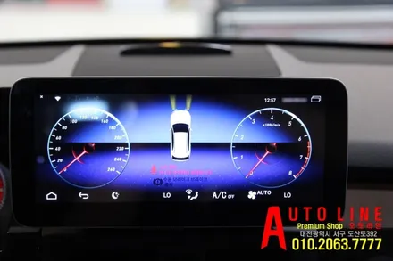 대전 벤츠GLK220 안드로이드올인원 모니터 LTE버젼 10.25인치 시공