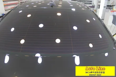 대전썬팅 F10 BMW520D  측후면 루마LDECONO 재시공~~!