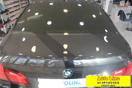 대전썬팅 F10 BMW520D  측후면 루마LDECONO 재시공~~!