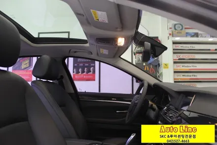 대전썬팅 F10 BMW520D  측후면 루마LDECONO 재시공~~!