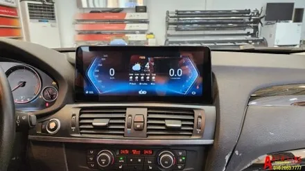 BMW F25 X3 안드로이드올인원 12.3인치 모니터 설치 순정모니터 고장 블랙아웃