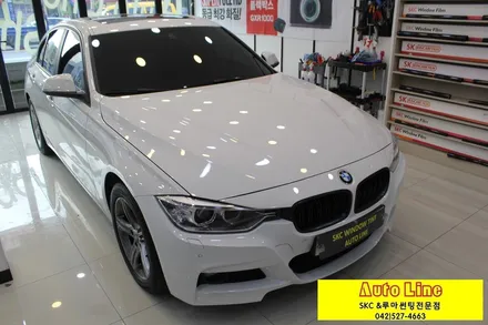 대전 BMW 320D 열차단썬팅, SKC 퍼펙트 전면+스페셜 측후면 전체썬팅!!