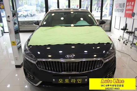 대전 루마썬팅, 올뉴K7 열차단 좋은 LATI 전면썬팅!!