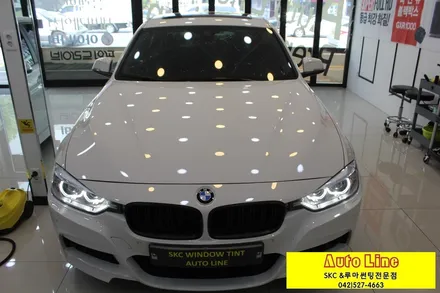 대전 BMW 320D 열차단썬팅, SKC 퍼펙트 전면+스페셜 측후면 전체썬팅!!