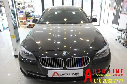 대전 BMW 520D F10 원격시동경보기/실내 엠비언트무드등/ 광각미러 업그레이드