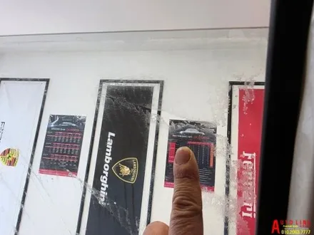 대전 열차단썬팅 올뉴카니발 기존필름제거후 글라스틴트 펜더S 시공