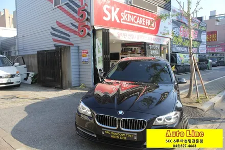 대전썬팅 F10 BMW520D  측후면 루마LDECONO 재시공~~!