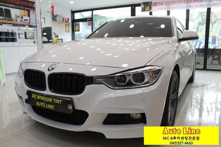 대전 BMW 320D 열차단썬팅, SKC 퍼펙트 전면+스페셜 측후면 전체썬팅!!