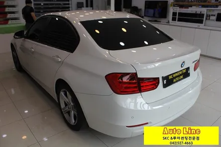 대전 BMW 320D 열차단썬팅, SKC 퍼펙트 전면+스페셜 측후면 전체썬팅!!
