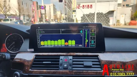 대전 BMW E90 5시리즈 CCC안드로이드올인원 10.25인치 AHD일체형 후방카메라 설치 작업
