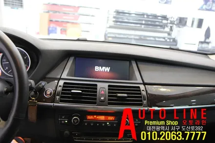대전 BMW X6 10.25 안드로이드 모니터 장착시공(4G LTE)