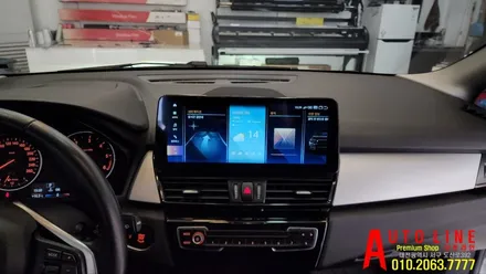 대전 청주 BMW 2시리즈 액티브투어러 안드로이드 올인원 안드로이드오토 카플레이 12.3인치 시공