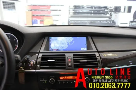 대전 BMW X6 10.25 안드로이드 모니터 장착시공(4G LTE)