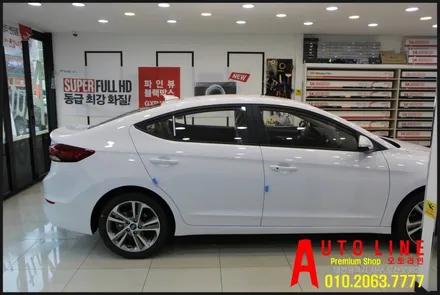 SKC스페셜 윈도틴팅 대전점 아반떼AD 신차검수및썬팅시공