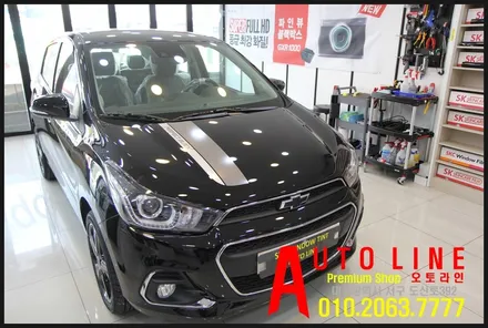 2018스파크 퍼펙트 블랙에디션! 대전SKC스페셜윈도틴팅#아이나비블랙박스Z100#도원텍락폴딩 신차시공!!