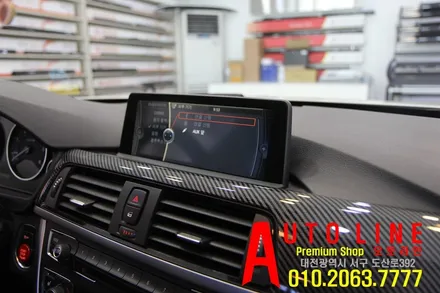 대전 BMW320D F30 10.25 안드로이드 올인원 내비게이션 설치