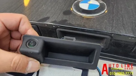 대전 BMW E90 5시리즈 CCC안드로이드올인원 10.25인치 AHD일체형 후방카메라 설치 작업