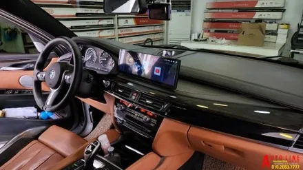대전 BMW F16 X6 안드로이드올인원 모니터 14.9인치 인스톨
