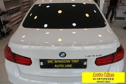 대전 BMW 320D 열차단썬팅, SKC 퍼펙트 전면+스페셜 측후면 전체썬팅!!