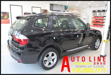 대전썬팅 e83 BMW X3 미국직수입 SKC마스터즈썬팅/블랙박스 인스톨 [오토라인]