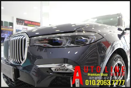 BMW X7 대전SKC썬팅 최고급형 썬팅필름 SK스킨케어 울트라 시공