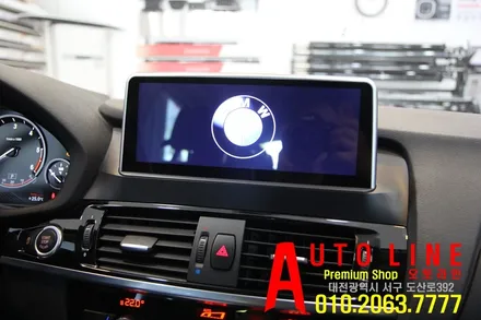 대전 BMW F26 X4원격시동 PKE/ 안드로이드올인원 10.25인치 설치시공