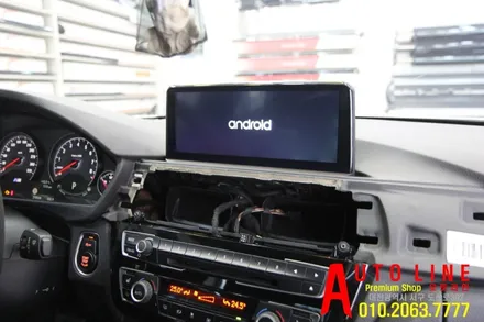 BMW M3 안드로이드 모니터 10.25인치 인스톨