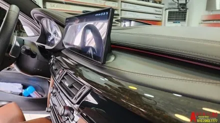 대전 BMW F16 X6 안드로이드올인원 모니터 14.9인치 인스톨