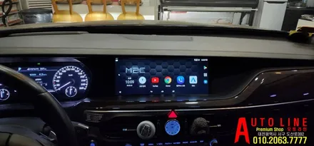 제네시스 EQ900 내비게이션 카블릿 M2C 200A플러스 셋탑내비매립 시공