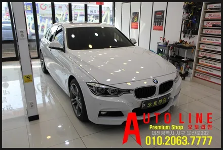대전SKC썬팅 BMW3시리즈 320I신차  SK스킨케어 수퍼필름 작업기~~