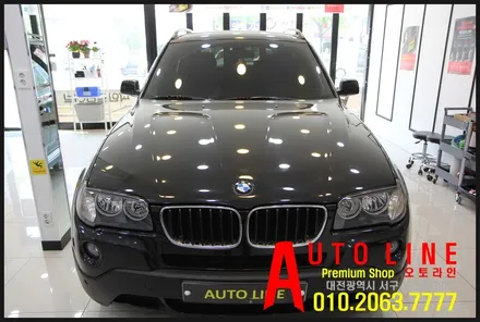 대전썬팅 e83 BMW X3 미국직수입 SKC마스터즈썬팅/블랙박스 인스톨 [오토라인]