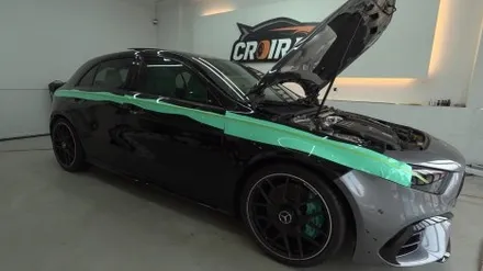 컬러PPF 블랙 PPF 시공은 크로이랜드에서_벤츠 A45 AMG 전체 시공 / 남양주