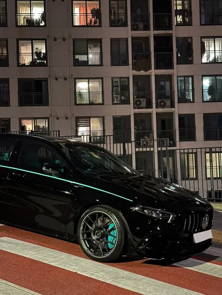 컬러PPF 블랙 PPF 시공은 크로이랜드에서_벤츠 A45 AMG 전체 시공 / 남양주