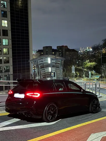 컬러PPF 블랙 PPF 시공은 크로이랜드에서_벤츠 A45 AMG 전체 시공 / 남양주