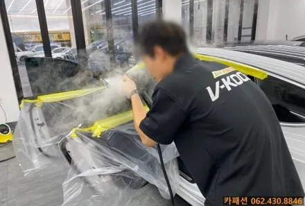 아우디A7 브이쿨 K 썬팅 & 에코파워팩 S12 & QXD8000 블랙박스 장착! / 광주 광산구, 나주, 장성