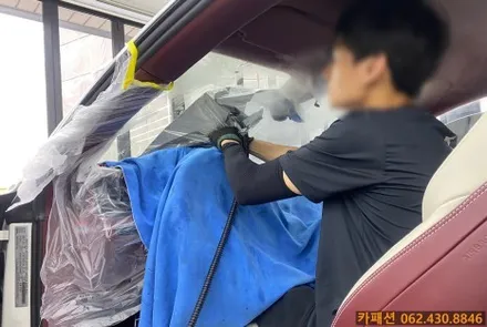 광주 브이쿨썬팅 벤틀리 컨티넨탈 GT 브이쿨 K 썬팅 재시공!!! / 광주 광산구, 나주, 장성