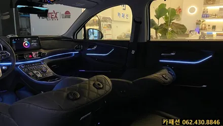싼타페 TM  순정 연동 엠비언트 장착! / 광주 광산구, 나주, 장성