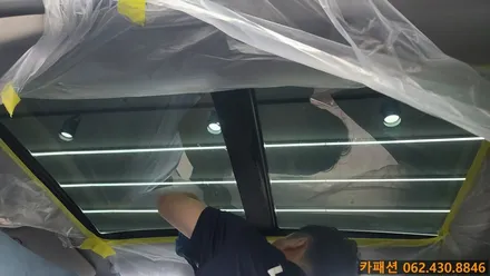 싼타페 dm 블락포디 비바 썬팅 재시공!! / 광주 광산구, 나주, 장성