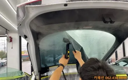 아우디A7 브이쿨 K 썬팅 & 에코파워팩 S12 & QXD8000 블랙박스 장착! / 광주 광산구, 나주, 장성