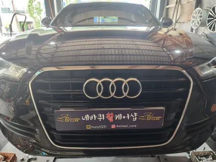 아우디 a6 휠도색을 해봅니다^^ / 광주 북구, 서구, 남구, 동구