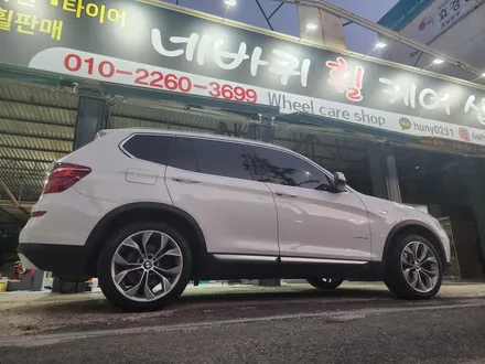 bmw x4휠을 장착한 x3 차량 다이아컷팅휠 복원 / 광주 북구, 서구, 남구, 동구